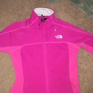 North face pink jacket
